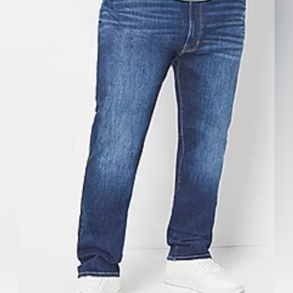 Arizona Advance Flex 360 Men Jeans 50x30Blue‎ Cotton B Straight Stretch Denim